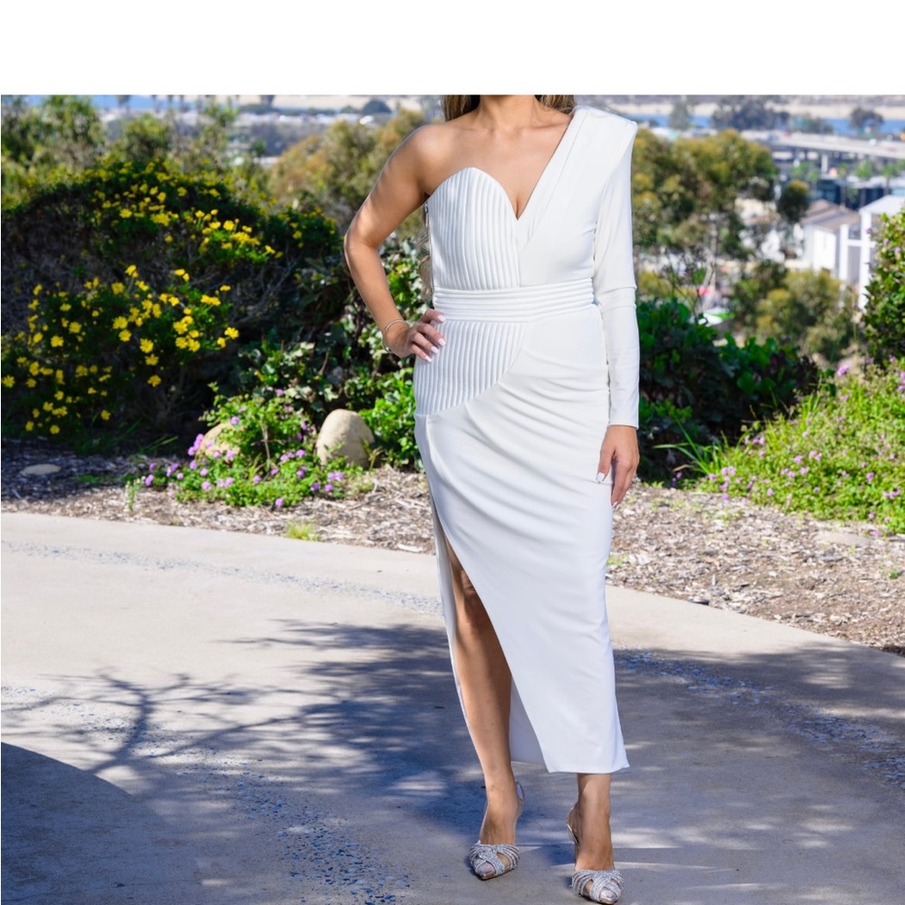 Midi white dress , Zhivago brand